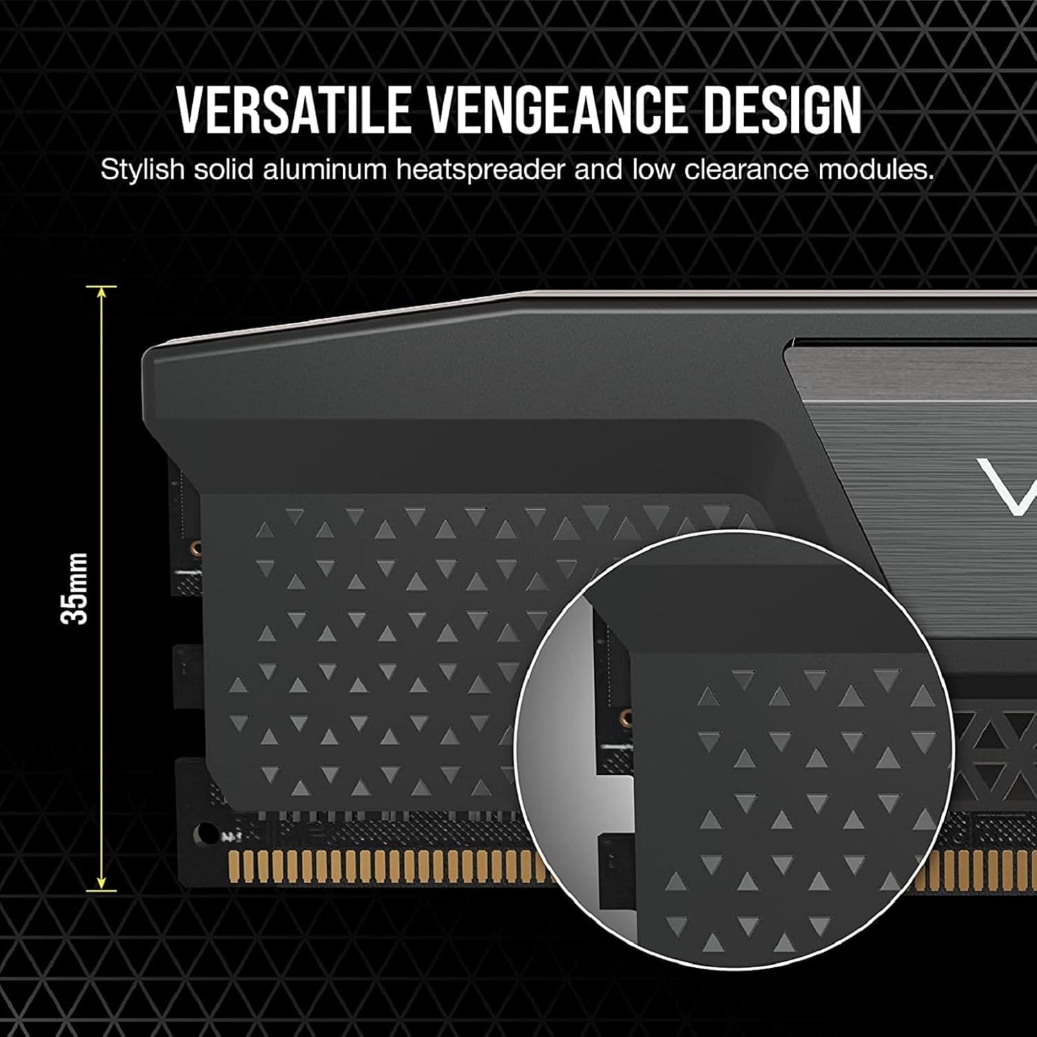 CORSAIR VENGEANCE 64GB (2X32GB) DDR5 DRAM 6000MT/S CL40 MEMORY KIT BLACK CMK64GX5M2B6000C40