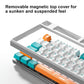 AULA F2088PRO WHITE ORANGE BLUE MECHANICAL GAMING KEYBOARD