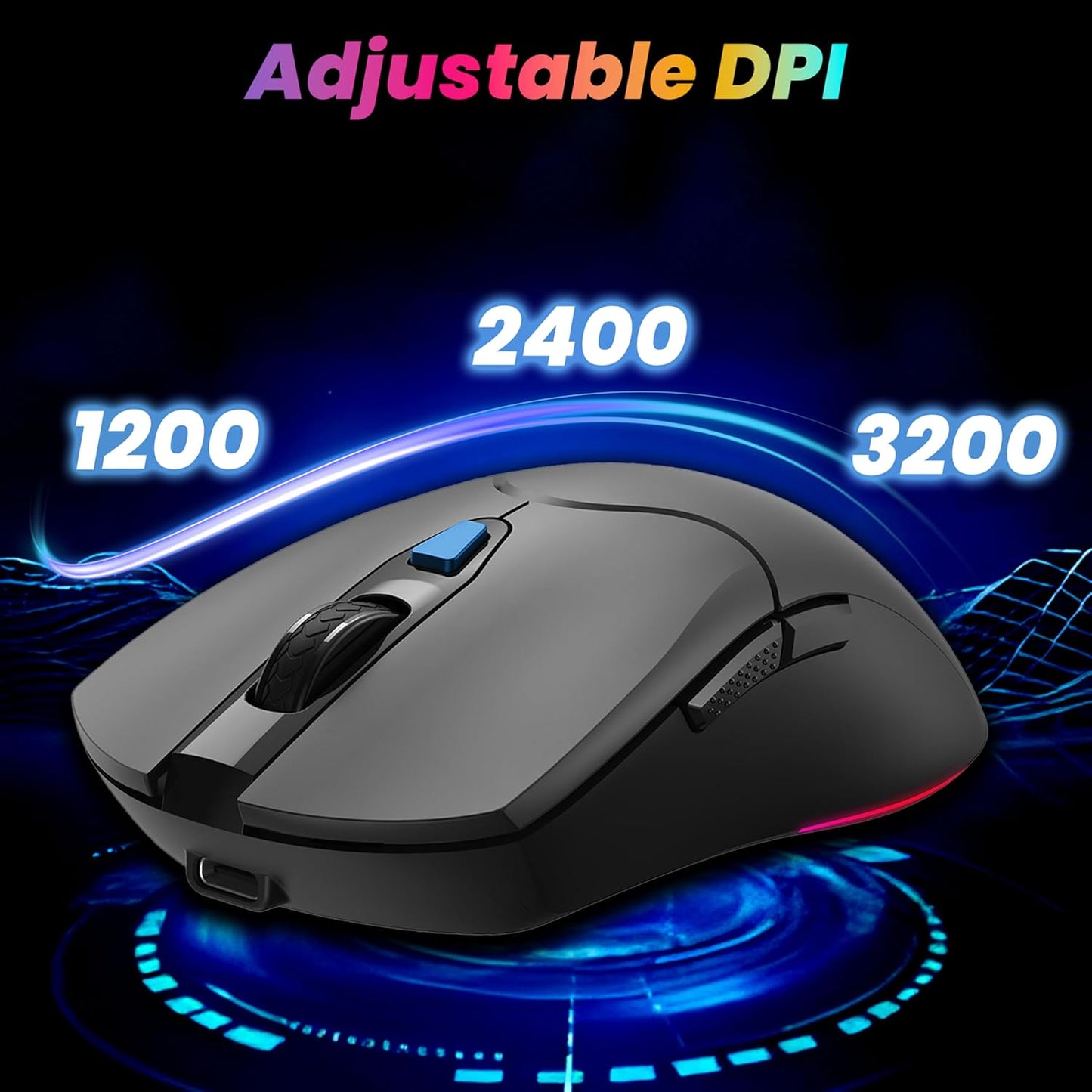 ANT ESPORTS KM550 PRO WIRELESS GAMING KEYBOARD AND MOUSE COMBO (BLACK)