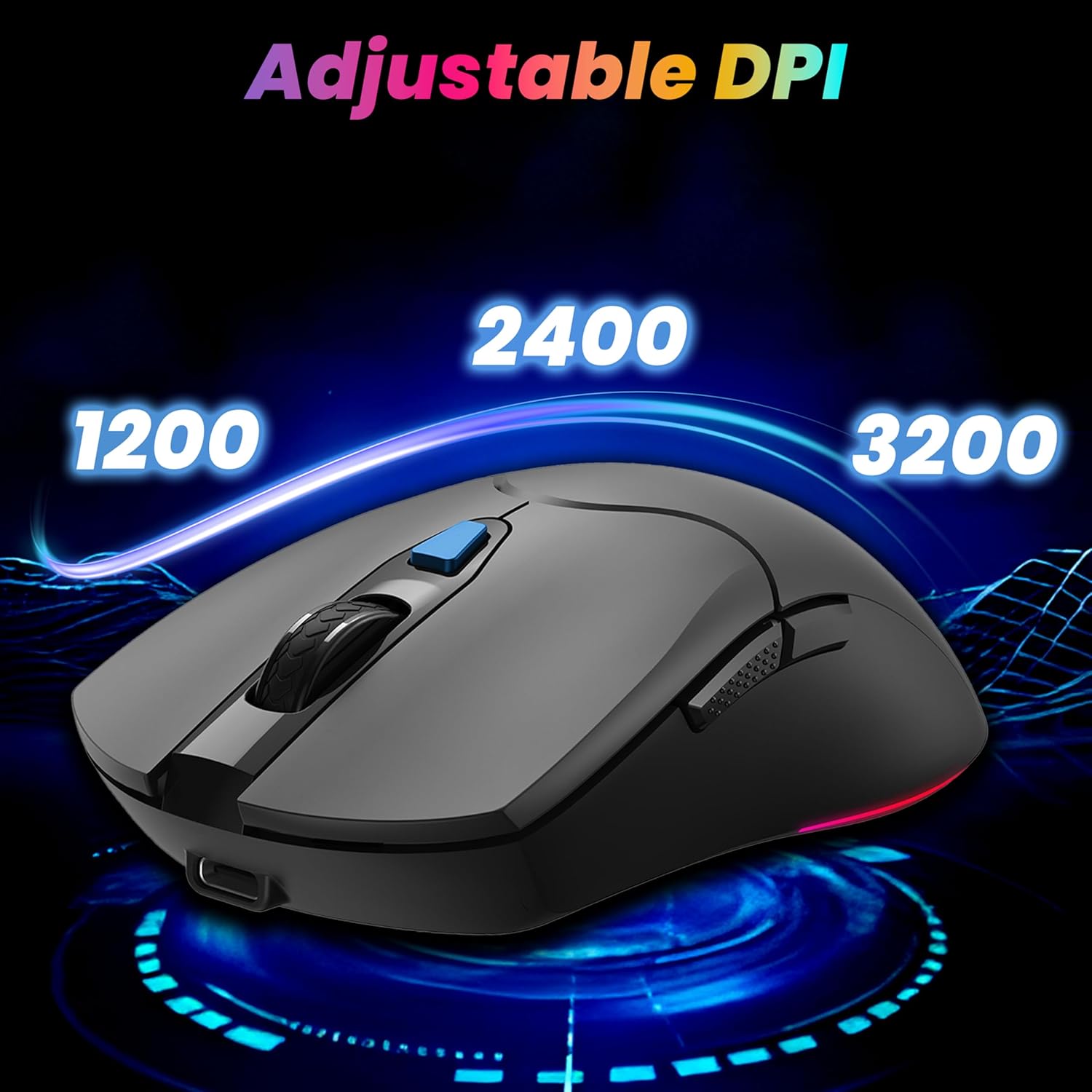 ANT ESPORTS KM550 PRO WIRELESS GAMING KEYBOARD AND MOUSE COMBO (BLACK)