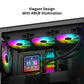 PROLAB AI360 LCD AIO LIQUID COOLER ARGB BLACK
