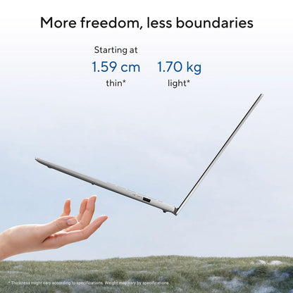 ASUS Vivobook S16,Intel Core Ultra 5 225H,AI PC(Intel Arc iGPU/16GB RAM/512GB SSD/FHD/16/60Hz/Backlit Keyboard/70Whr/Windows 11/M365 Basic(1Year)/Office Home 2024/Cool Silver/1.7 Kg) S3607CA-SH071WS