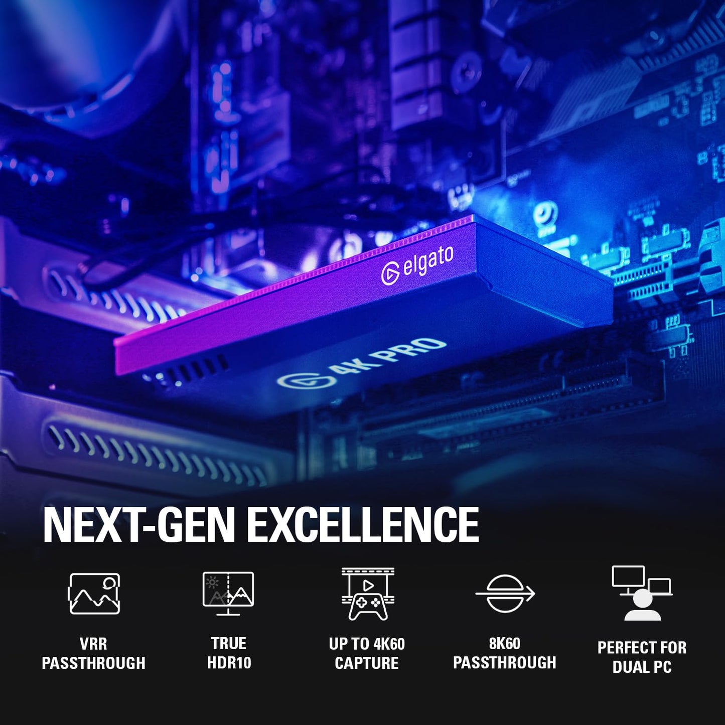 ELGATO 4K PRO 4K CAPTURE CARD FOR PC 10GBK9901