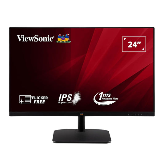 VIEWSONIC 60.96 CM (24") FHD IPS MONITOR FOR HOME AND OFFICE USE, 100 HZ, 1 MS RESPONSE TIME, AMD FREE SYNC, DUAL SPEAKER, WALL MOUNT, BEZEL LESS, EYE-CARE, SRGB104%, HDMI, VA2432-MH