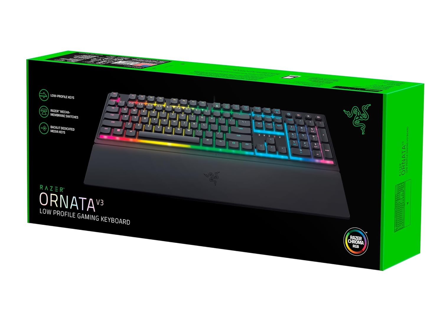 RAZER ORNATA V3 GAMING KEYBOARD WITH MECHA-MEMBRANE SWITCHES RZ03-04690100-R3M1
