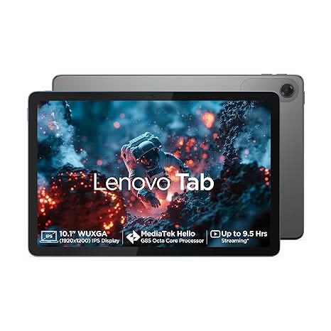 Lenovo MediaTek Helio G85 Octa Core, 4GB Ram, 64GB Storage, WIFI, 10.1 INCH ZAEH0033IN
