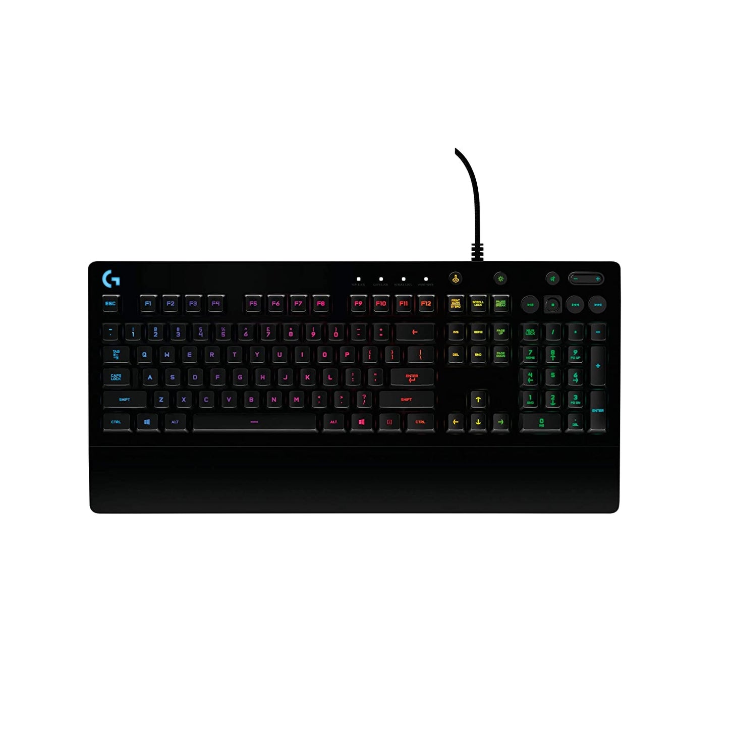 LOGITECH G213 Prodigy RGB Full Size Membrane Wired Gaming Keyboard ( Black )