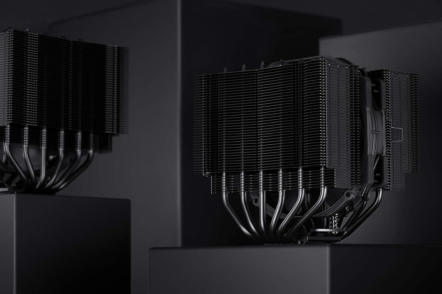 NOCTUA NH-D15S CHROMAX.BLACK, PREMIUM DUAL-TOWER CPU COOLER WITH NF-A15 PWM 140MM FAN (BLACK)