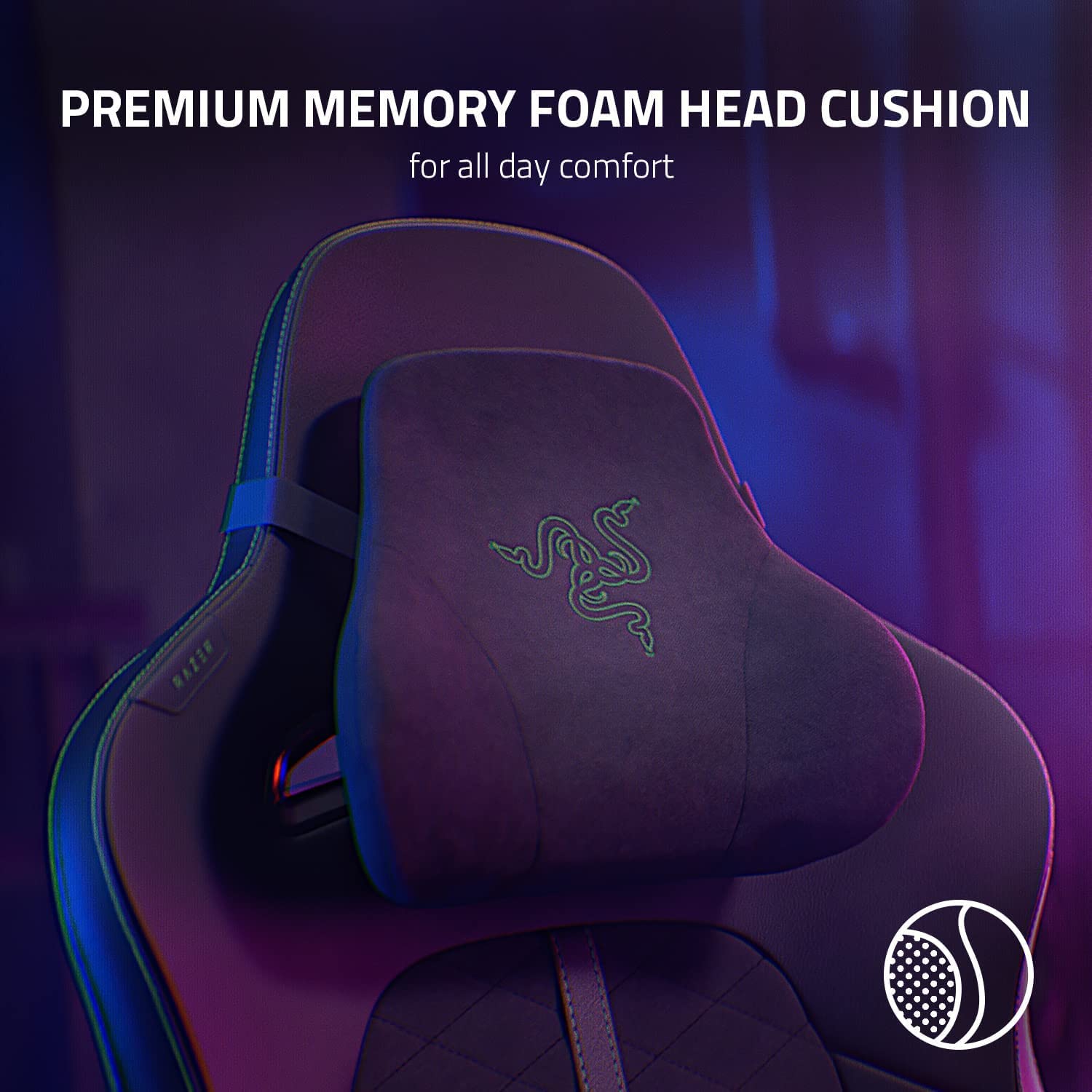 RAZER ENKI GAMING CHAIR FOR ALL-DAY GAMING COMFORT - NASA + AP RZ38-03720100-R3U1