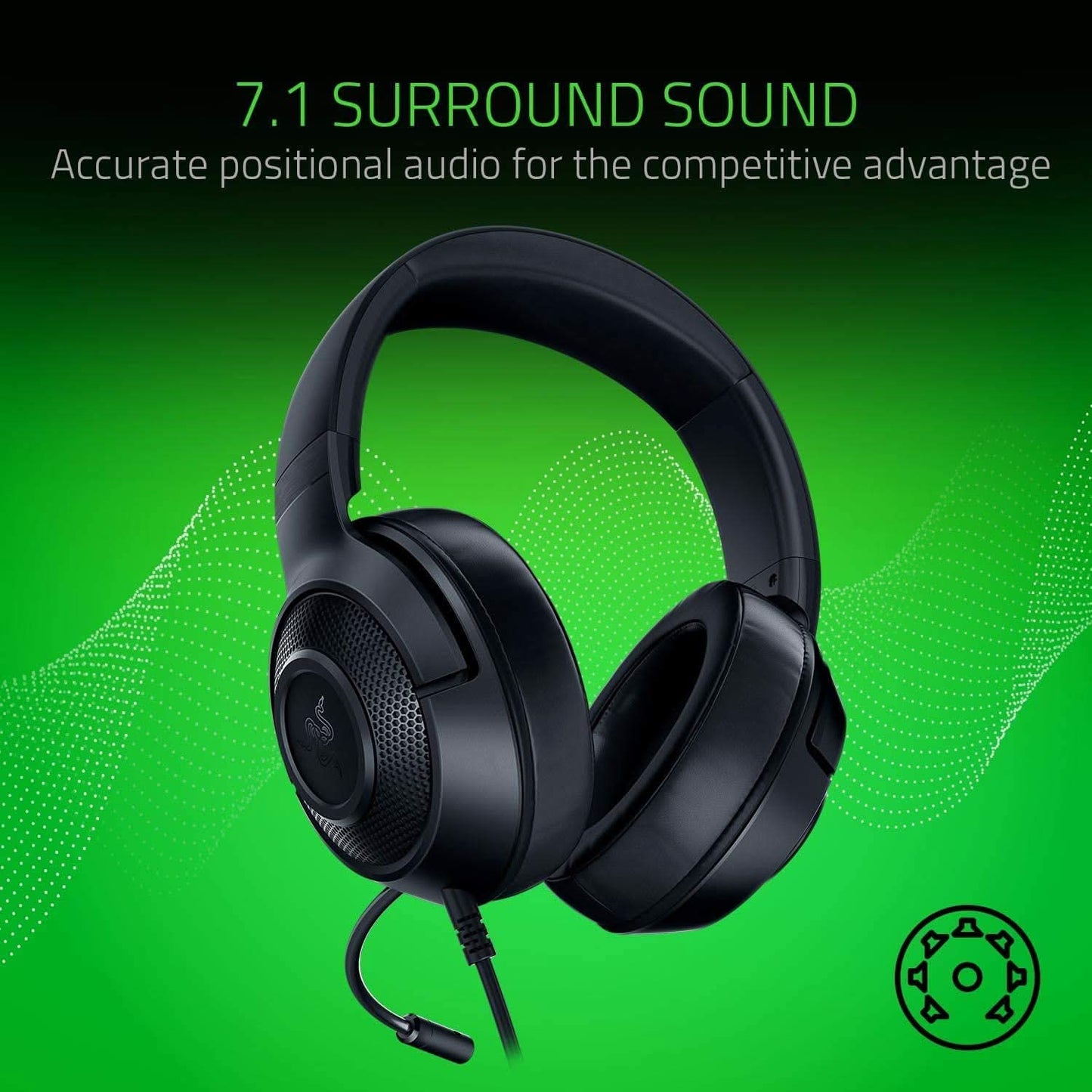 Razer Kraken X Lite Ultralight Gaming Headset RZ04-02950100-R381