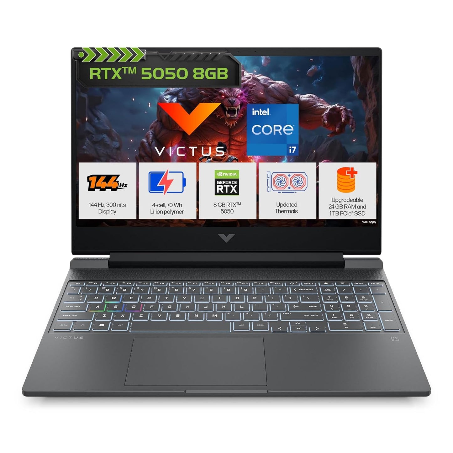 HP VICTUS 15 FA2309TX [CI7-13620H/24GB/1TB SSD/WIN11 HOME+MS24/15.6"/8GB-RTX5050 GRAPHICS/1 YEAR(S)/BLUE]
