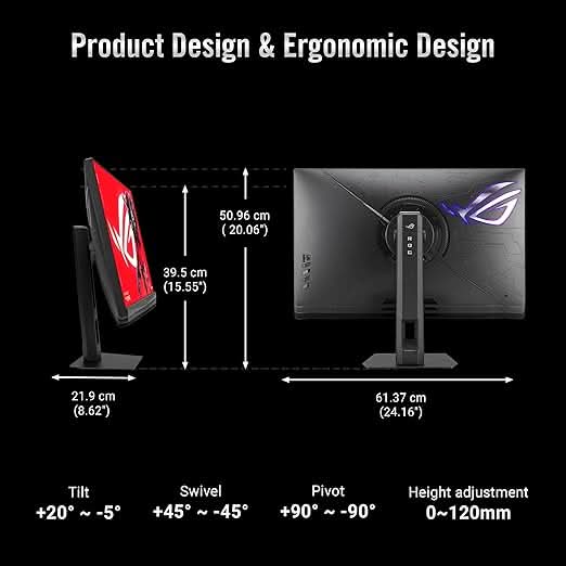 ASUS XG27JCG 27 Inches QHD Fast IPS Monitor