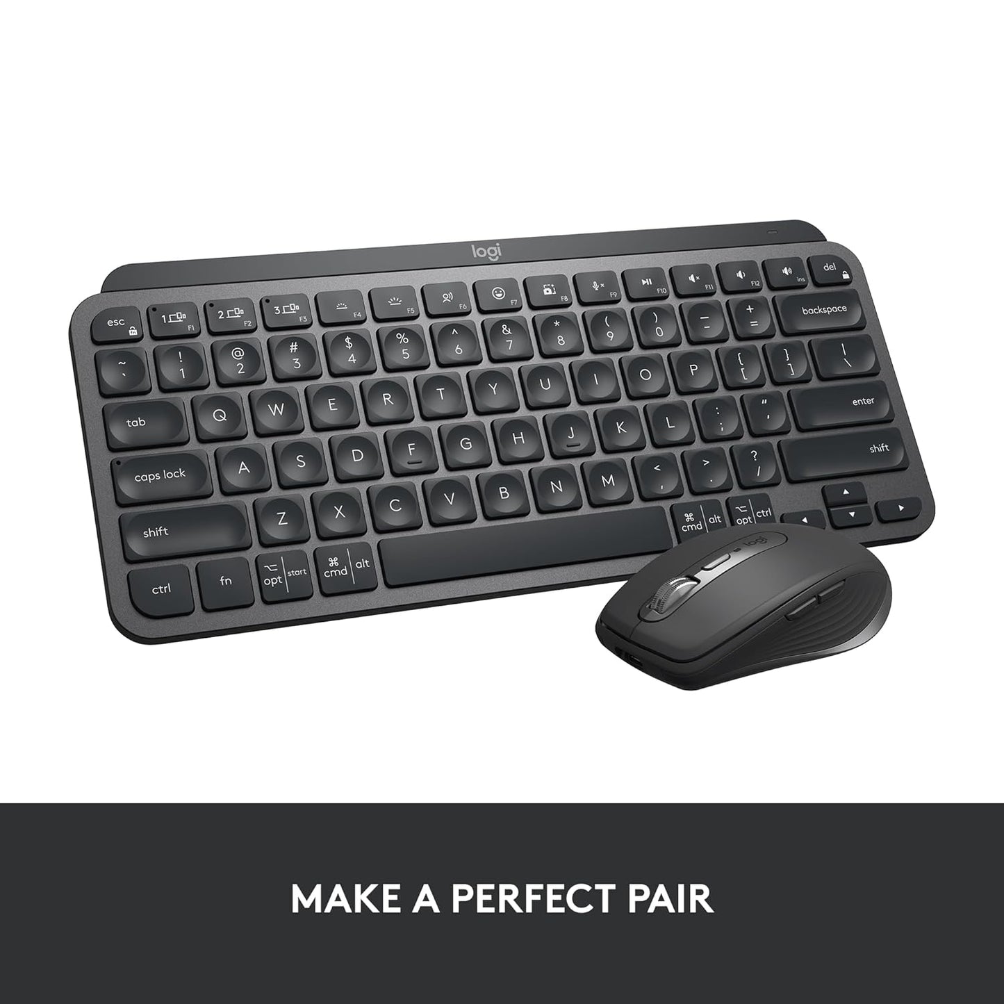 LOGITECH MX KEYS MINI WIRELESS KEYBOARD PALE GRAY