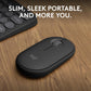 LOGITECH PEBBLE MOUSE 2 M350S SLIM BLUETOOTH WIRELESS MOUSE GRAPHITE