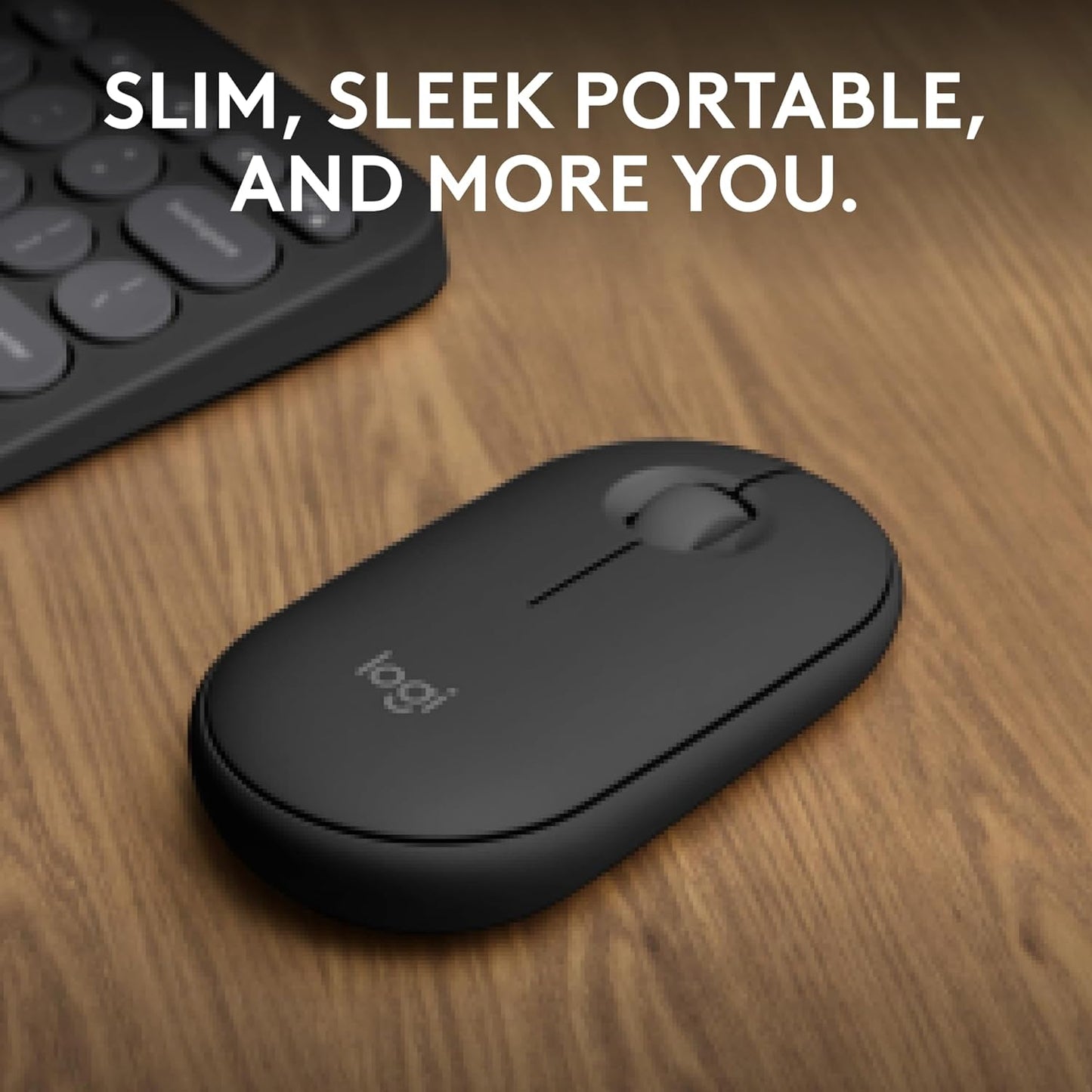 LOGITECH PEBBLE MOUSE 2 M350S SLIM BLUETOOTH WIRELESS MOUSE GRAPHITE