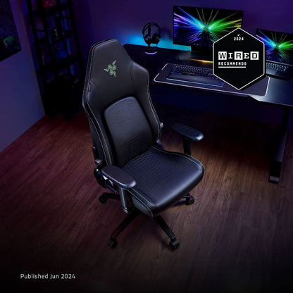 RAZER ISKUR V2 - BLACK - GAMING CHAIR WITH BUILT-IN LUMBAR SUPPORT-RZ38-04900200-R3U1