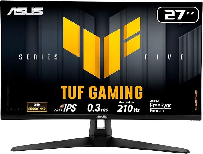 ASUS TUF Gaming VG27AQ5A 27 Inch QHD Fast IPS Gaming Monitor