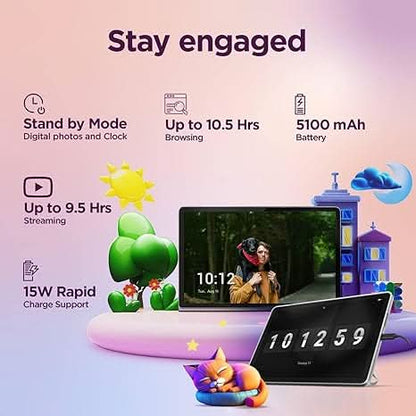 Lenovo, MediaTek Helio G85 Octa Core, 4GB, 128GB, WIFI, 10.1 INCH ZAEH0180IN