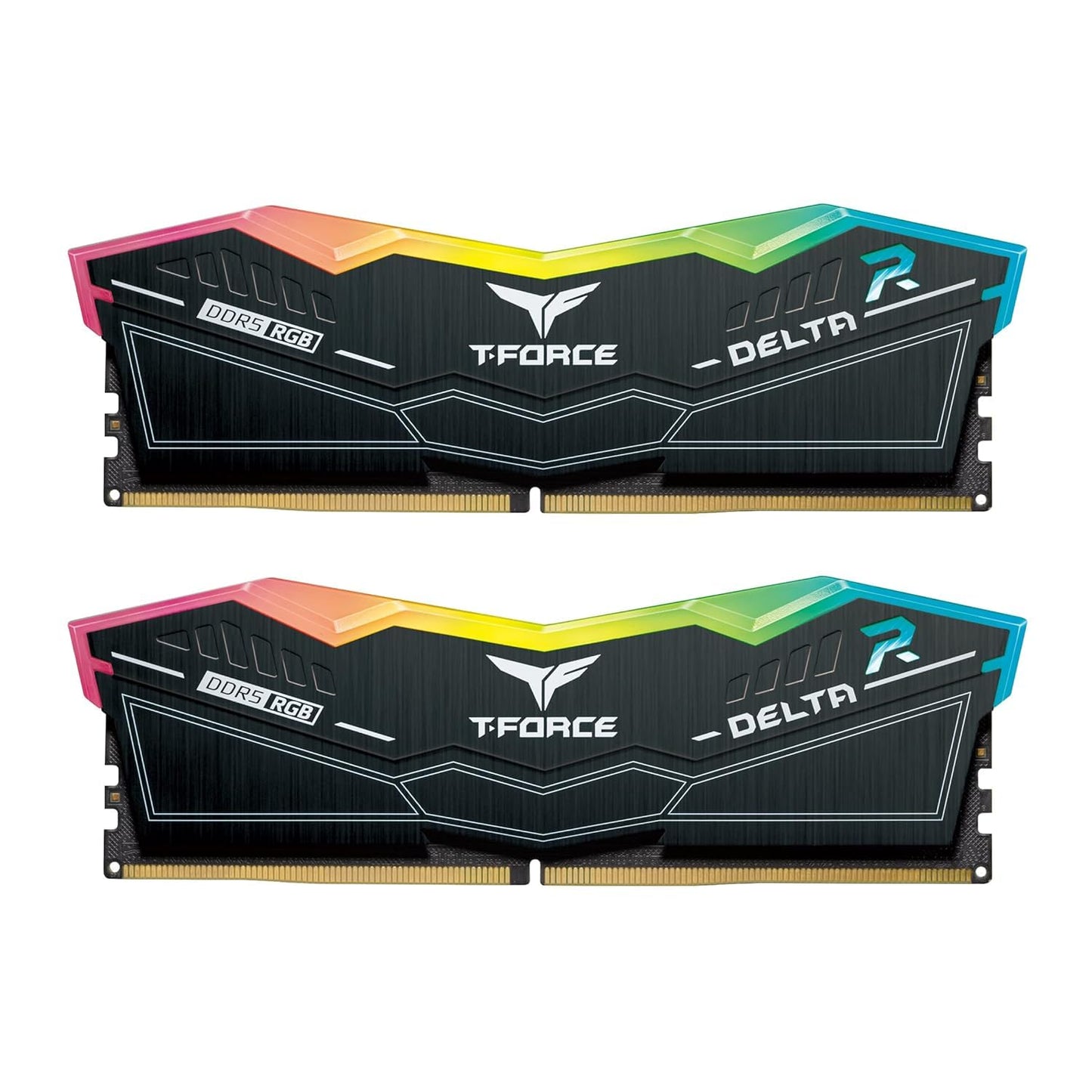 TEAMGROUP T-FORCE DELTA RGB 16GB (16GBX1) DDR5 5600MHZ DESKTOP RAM (BLACK)
