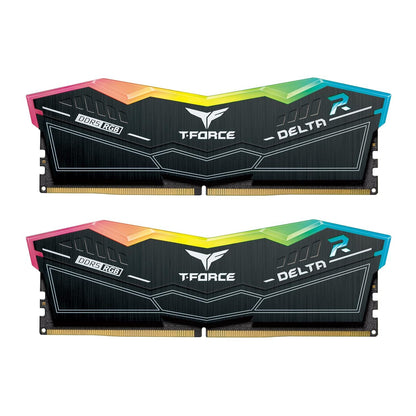 TEAMGROUP T-FORCE DELTA RGB 16GB (16GBX1) DDR5 5600MHZ DESKTOP RAM (BLACK)