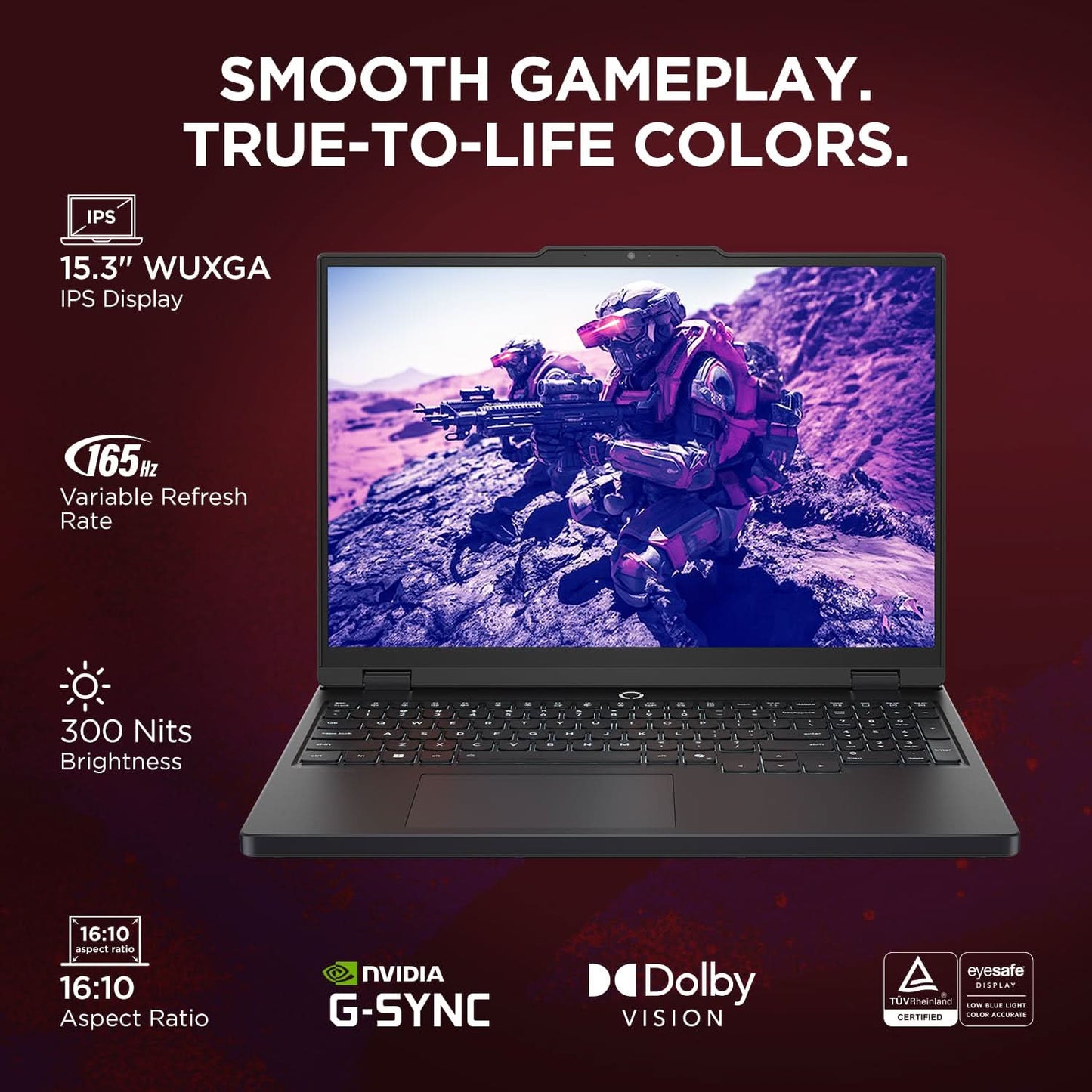 Lenovo Legion 5, AMD Ryzen 7 260, 16GB, 1TB SSD, GeForce RTX 5060-8GB GDDR7, 16 Inch WUXGA, Win 11, MS Office 2024, Black, 83M00074IN