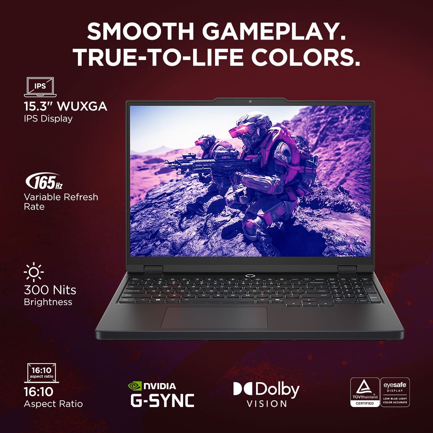 Lenovo Legion 5, AMD Ryzen 7 260, 16GB, 1TB SSD, GeForce RTX 5060-8GB GDDR7, 16 Inch WUXGA, Win 11, MS Office 2024, Black, 83M00074IN