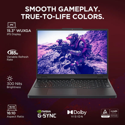 Lenovo Legion 5, AMD Ryzen 7 260, 16GB, 1TB SSD, GeForce RTX 5060-8GB GDDR7, 16 Inch WUXGA, Win 11, MS Office 2024, Black, 83M00074IN