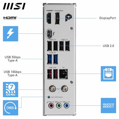 MSI PRO B860-P WIFI DDR5 MOTHERBOARD