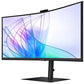 Samsung 34 inch ViewFinity S6 Curved Monitor with Inbuilt Webcam Ultrawide WQHD Monitor LS34C650VAWXXL