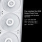 LIAN LI HYDROSHIFT LCD 360S LIQUID COOLER WITH HEATSINK- WHITE (G89.GHSLCD36SW.IN)