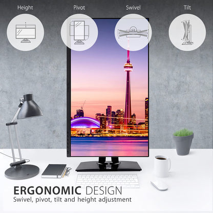 VIEWSONIC VP2756-4K 68.58CM (27") 4KUHD MONITOR | PANTONE VALIDATED | 100% SRGB| FACTORY PRE-CALIBRATED MONITOR 60W CHARGE BACK USB-C, CAM/CAD MODE, POWERFUL COLOR, DELTA E<2 REGIST6-4K