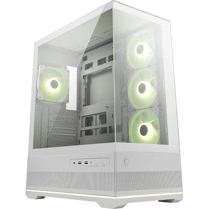 MSI MAG PANO 110R PZ MID-TOWER GAMING PC CASE - WHITE