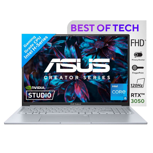ASUS VIVOBOOK 16X 2023, INTEL CORE I5-13500H 13TH GEN, 16.0-INCH FHD+ 120HZ, CREATOR/GAMING LAPTOP, THIN & LIGHT LAPTOP (16GB/512GB SSD/RTX 3050 4GB/WIN11/FINGERPRINT/SILVER/1.80 KG),K3605VC-MB542WS