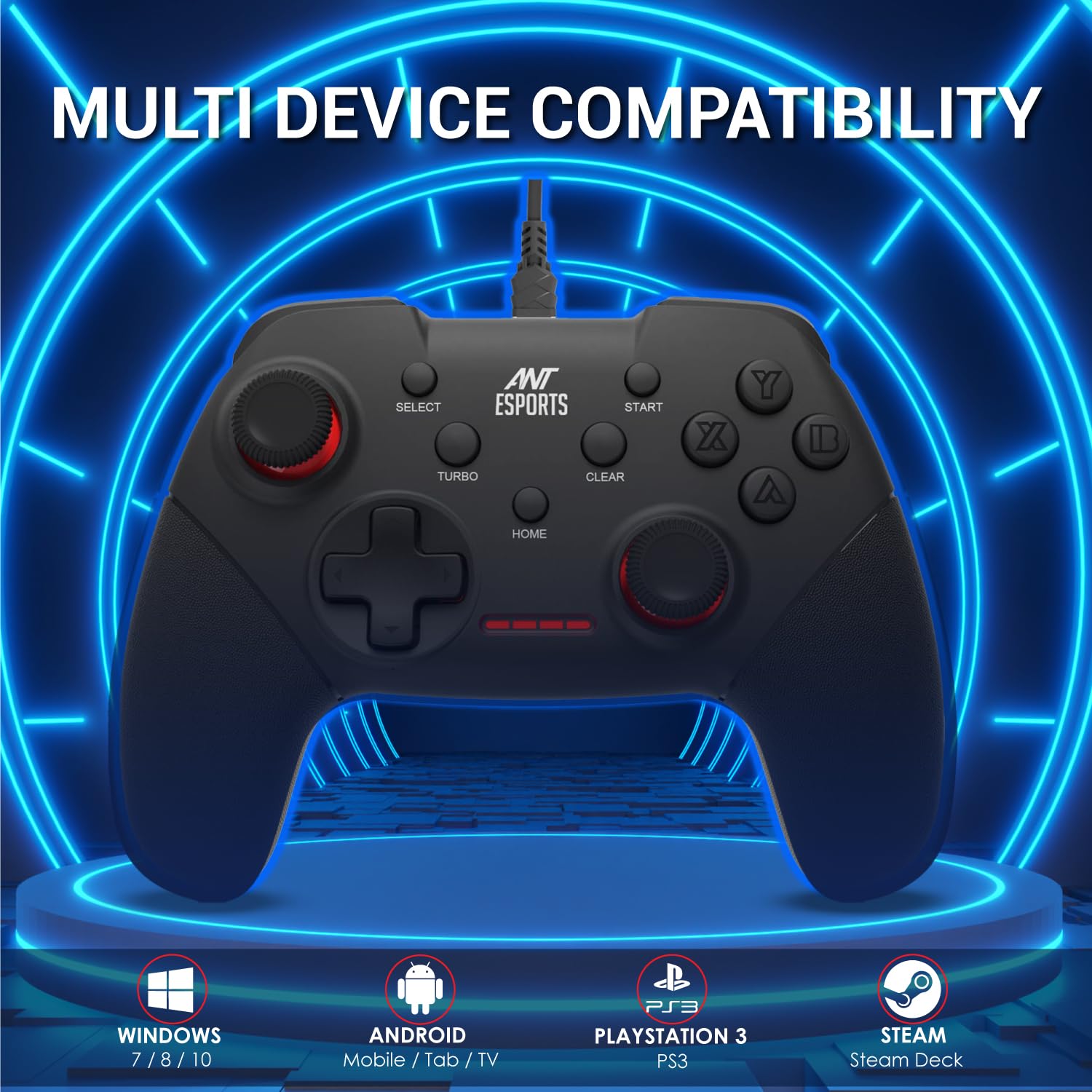 ANT ESPORTS GP100 WIRED GAMEPAD