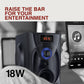 FINGERS CHALLENGER WOOD ENCASED MULTIMEDIA 2.1 SPEAKER (18 W STEREO POWERFUL BASS | BLUETOOTH
