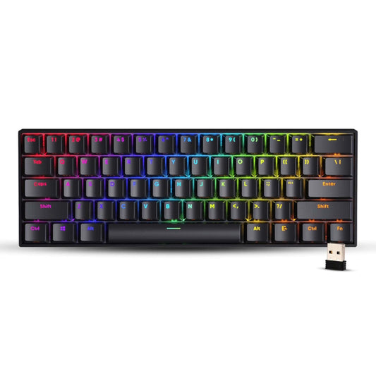 ZEBRONICS Zeb-Max Ninja 60% RGB Mechanical Wireless Gaming Keyboard ( Black ) ( Blue Switch )