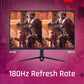 VIEWSONIC 60.96 CM(24") FHD FAST IPS GAMING MONITOR 180HZ,0.5MS, HDR10, AMD FREESYNC PREMIUM, ADAPTIVE SYNC & VESA CLEARMR, 2X SPEAKER, HIGHT ADJUSTABLE, EYE CARE,104% SRGB, HDMI,DP-VX2428J