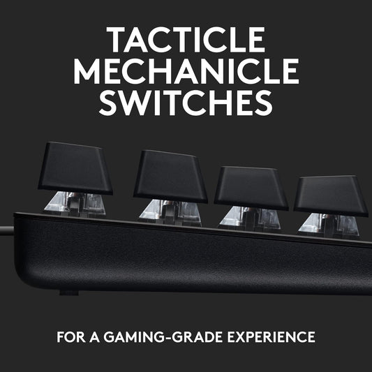LOGITECH G413 SE FULL-SIZE MECHANICAL GAMING WIRED KEYBOARD