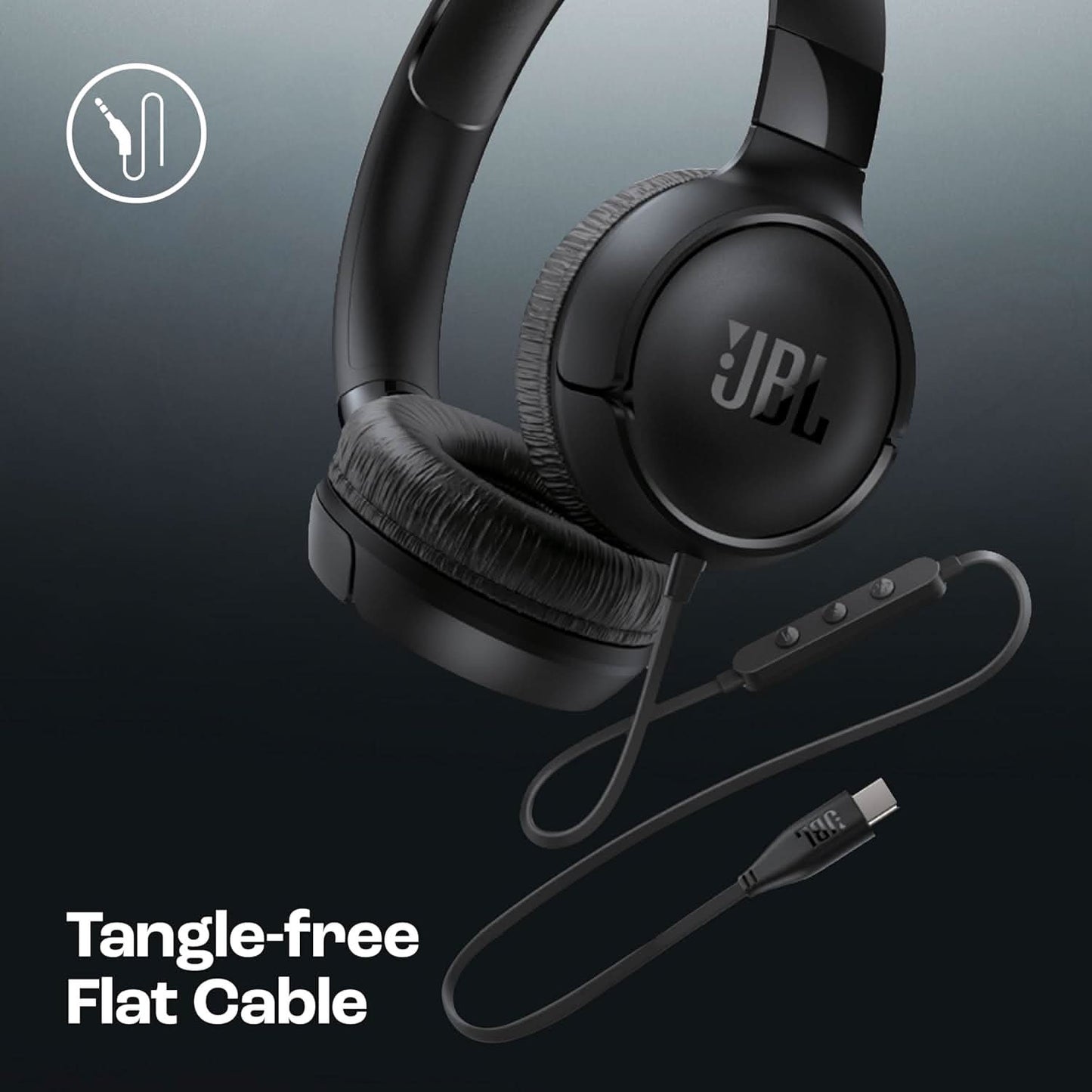 JBL Tune 520C On Ear Type C Wired Headphone
