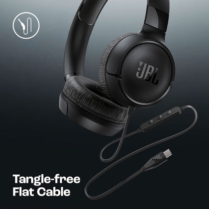JBL Tune 520C On Ear Type C Wired Headphone