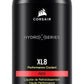 CORSAIR HYDRO X SERIES, XL8, PERFORMANCE COOLANT, 1L, TRANSLUCENT RED