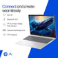HP 15, Intel Core Ultra 5 125H (16GB DDR5, 1TB SSD) FHD, IPS, 15.6''/39.6cm, Win11, M365 Basic(1yr)*Office24, Silver, 1.65kg, fd1354TU, Intel Arc Graphics, FHD Camera w/Shutter, AI Powered Laptop