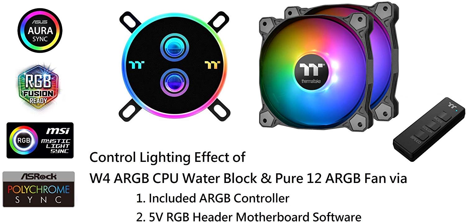 THERMALTAKE Pacific C240 DDC Soft Tube Water Cooling Kit (Black)