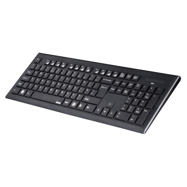 HAMA 182664 Cortion Full Size Membrane Wireless Gaming Keyboard ( Black )