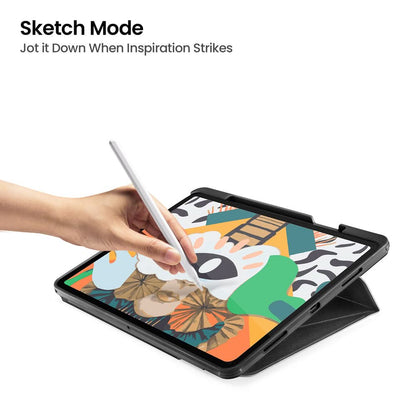 TOMTOC INSPIRE-B50 IPAD TRI-MODE CASE 13 INCH-BLACK