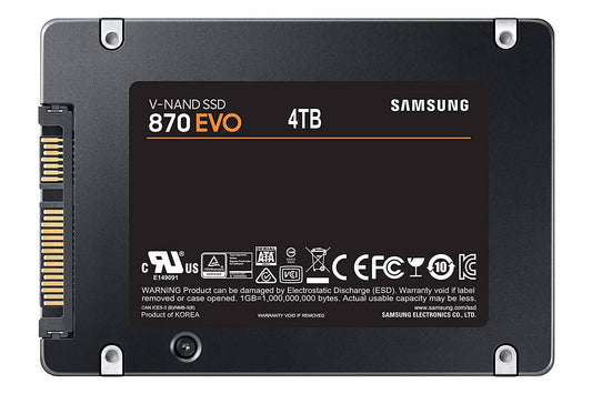 SAMSUNG 870 EVO 4TB SSD MZ-77E4T0BW