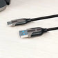 CADYCE CADMIUM PREMIUM BRAIDED USB-C TO USB-A SYNC AND CHARGE CABLE (1M) CA-C3AM