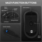AULA SC800 TRI-MODE WIRELESS 2.4G/WIRED/BLUETOOTH ULTRA-LIGHTWEIGHT GAMING MOUSE | 37GRAMS, ADJUSTABLE 26000 DPI, PAW3395 SENSOR, 8000 POLLING RATE, ULTRA-PRECISE & DURABLE FOR GAMING | BLACK (SC800B)