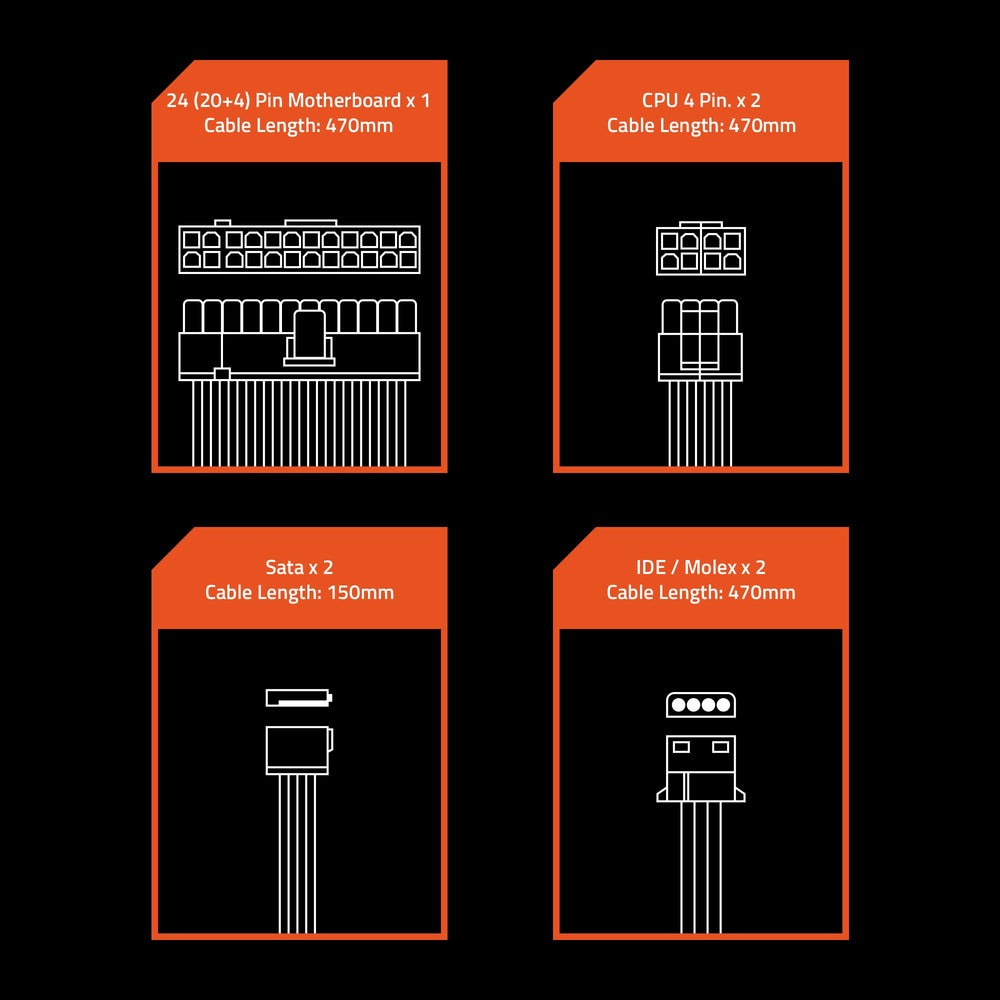 VIP 450R12 Pro Computer Power Supply