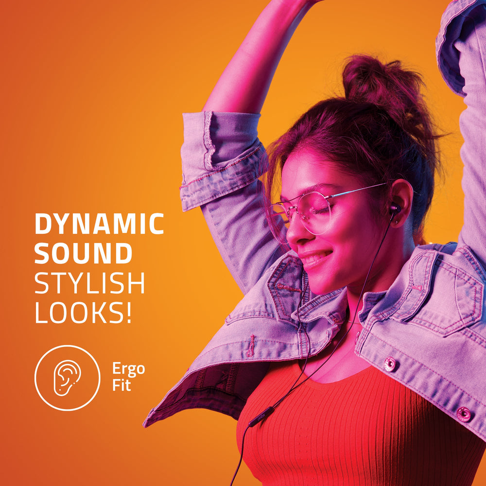 E500M In-Ear Wired Earphones With Mic